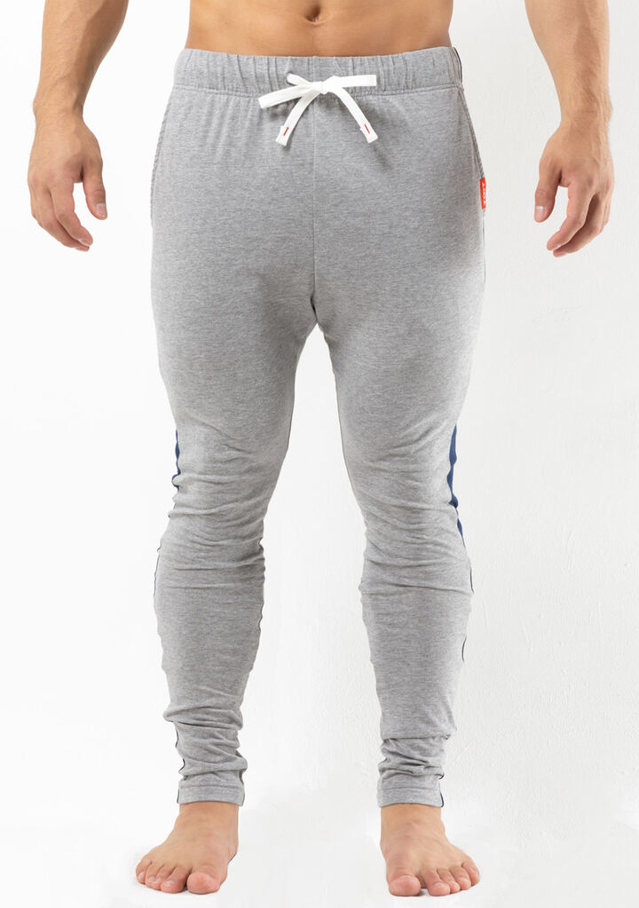 Cotton Jersey Long Pants,gray, medium image number 1
