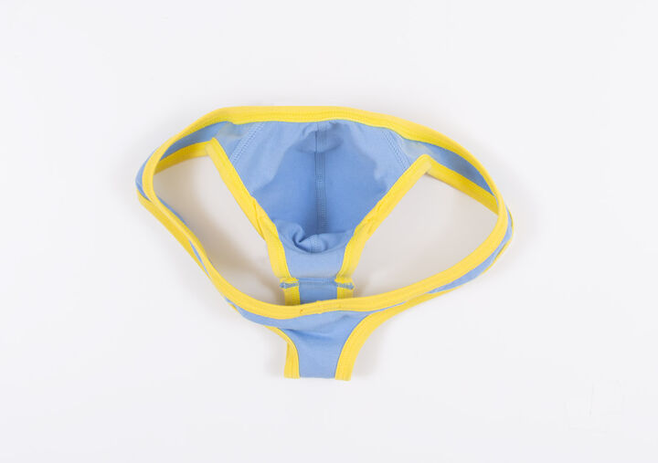 Cotton Half-Bikini Thong,gray, medium image number 12