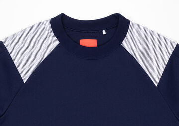 Layered Mesh Pullover,navy, small image number 6