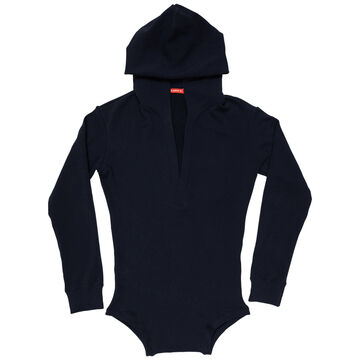 High Gauge Bare Fleece-Lined Union Suit,navy, small image number 0