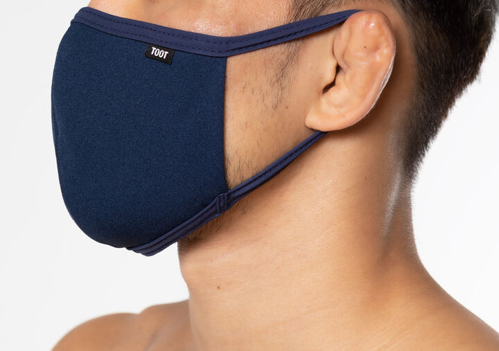 TOOT Stretch Face Mask,navy, medium image number 1
