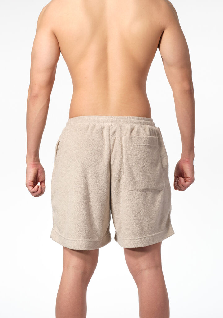 Relaxing Pile Shorts,beige, medium image number 2