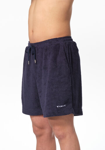 Relaxing Pile Shorts,navy, small image number 3