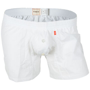 Type Writer Long Fit Trunks,white, small image number 0