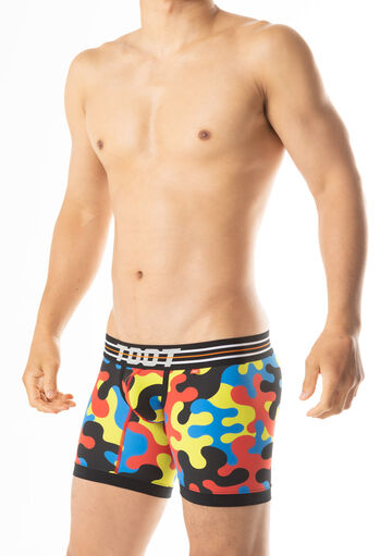 Vivid Camo Long Boxer,black, small image number 2