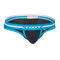Herringbone Cotton Bikini,turquoise, swatch