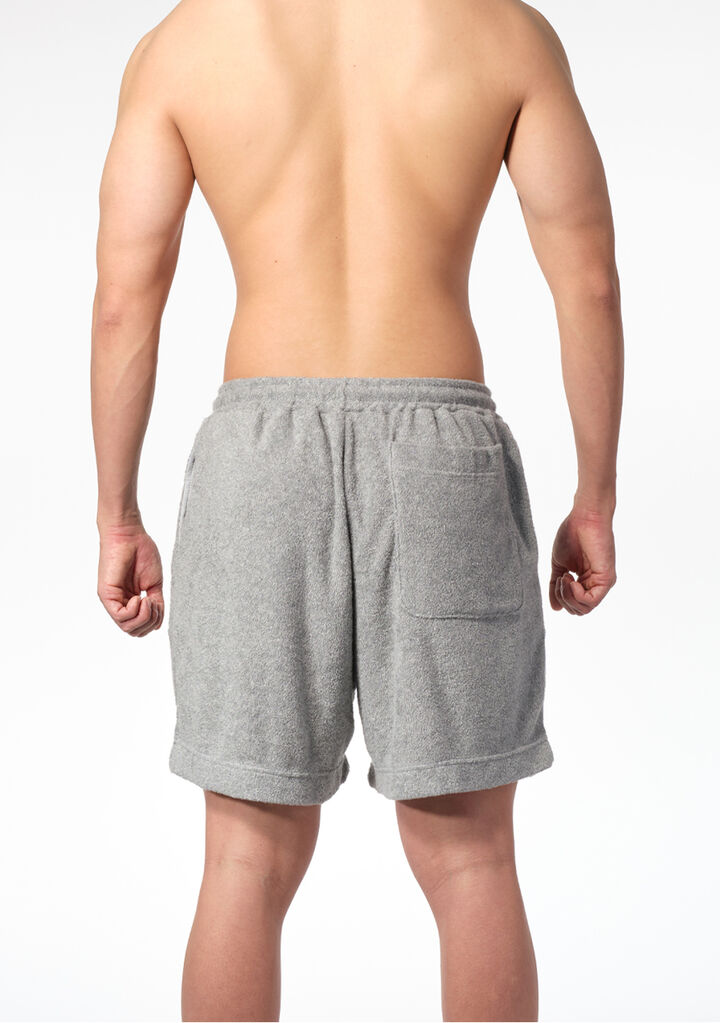 Relaxing Pile Shorts,gray, medium image number 2