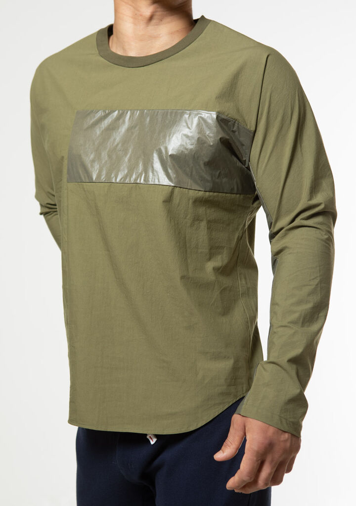 Solid Dolman Shirt,olive, medium image number 2
