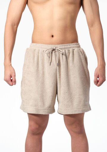 Relaxing Pile Shorts,beige, small image number 1