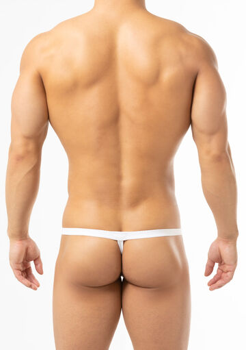 Seersucker Jersey Thong,white, small image number 3