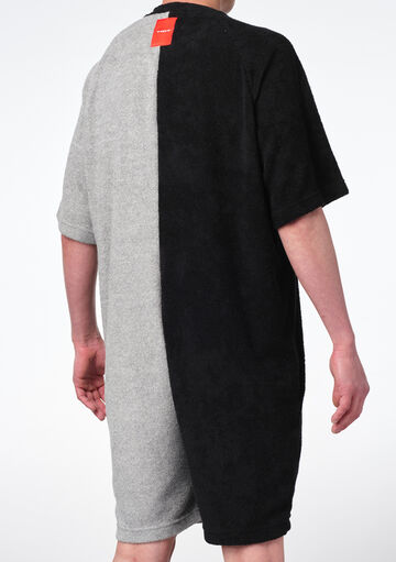 Two-tone Colored Union Suit,black, small image number 2