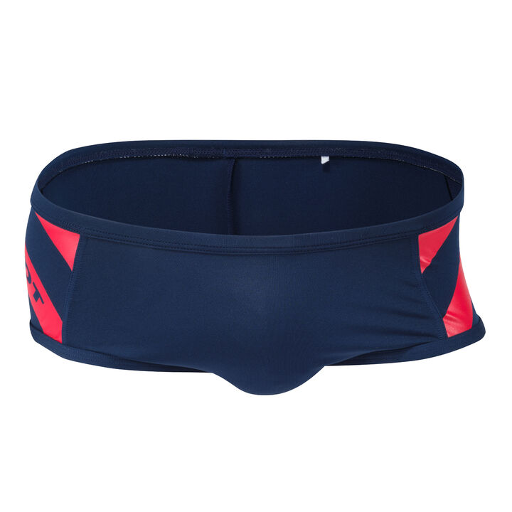 Diagonal Line & Logo Swim Boxer,navy, medium image number 0