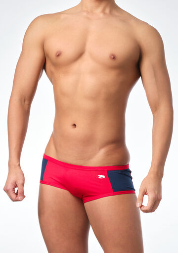 Emblem Logo Swim Boxer,red, small image number 1