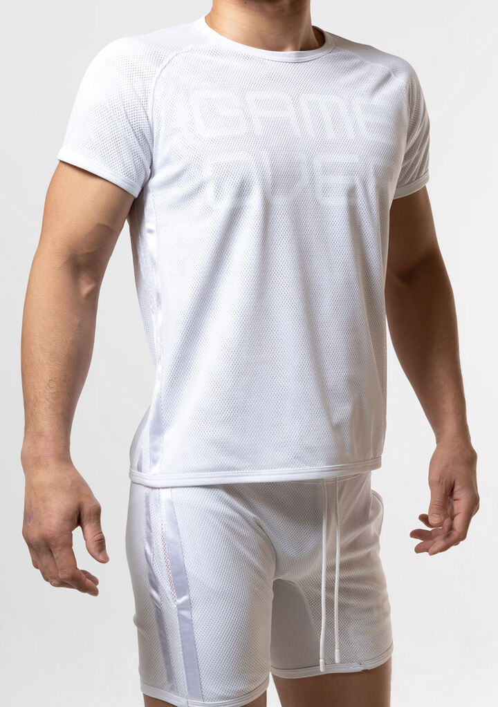 Double Layered Mesh Techno T,white, medium image number 4