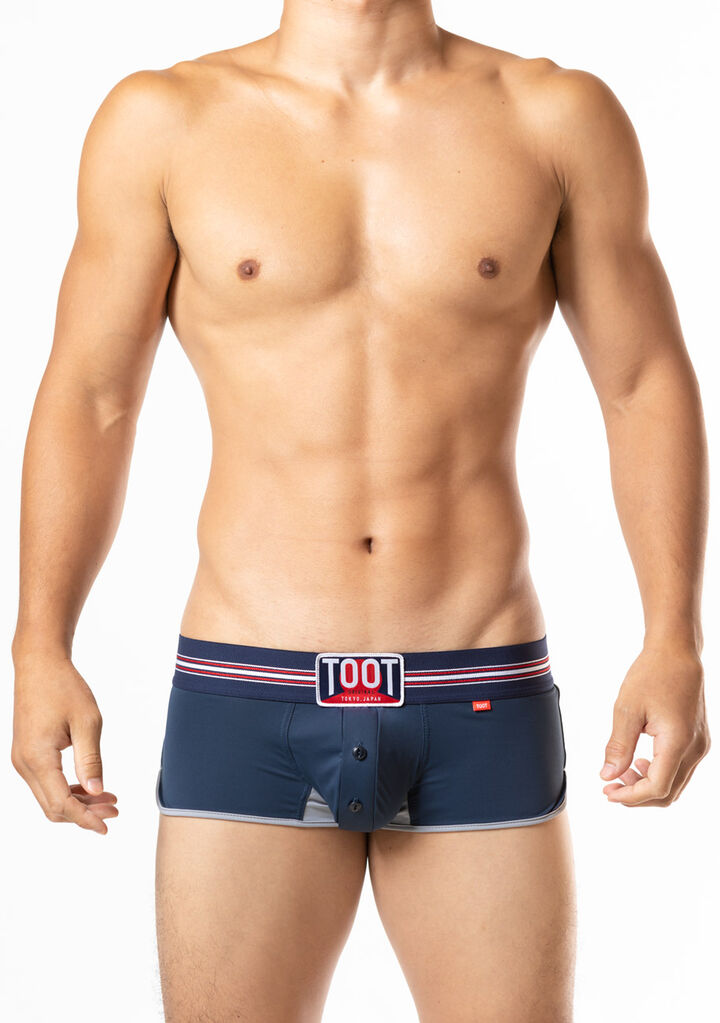 Smooth Fit Trunks,navy, medium image number 1