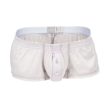 Delave Seersucker Fit Trunks,グレー, small image number 0