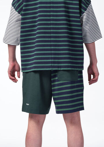 Marine Stripe Shorts,green, small image number 2