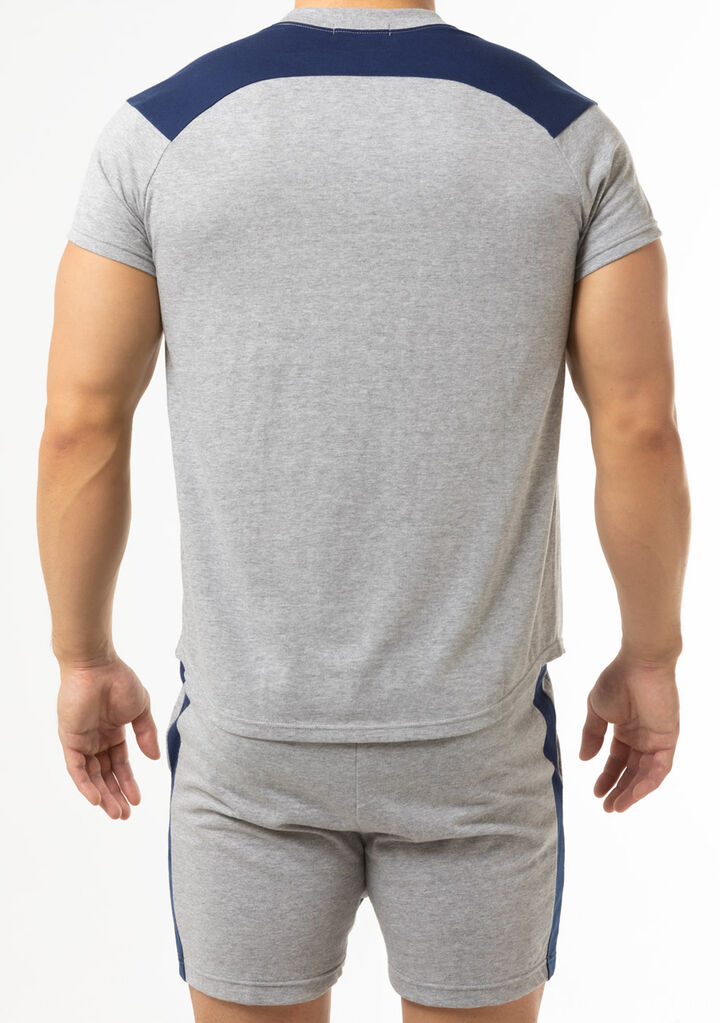 Cotton Jersey T-shirt,gray, medium image number 3