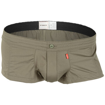 Tafta Jersey Fit Trunks,olive, small image number 0