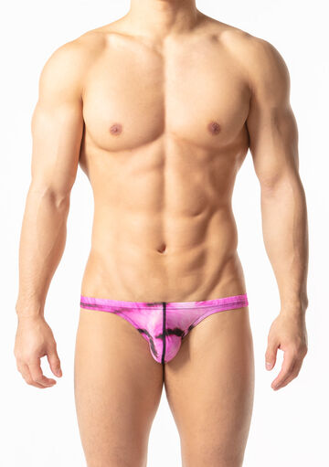 TIGER Pattern Thong,magenta, small image number 1