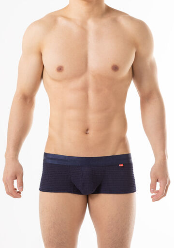 Willow Crepe Fit-Trunks,navy, small image number 1