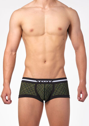TOOT Tartan Check BOXER II,ブラック, small image number 1