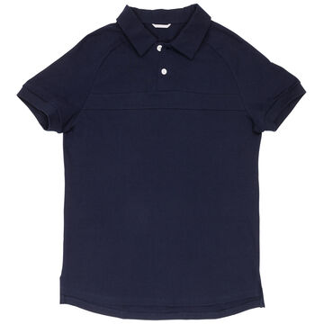 Chest Line Short-Sleeve Shirt,navy, small image number 0