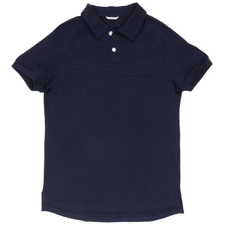 Chest Line Short-Sleeve Shirt,navy, medium image number 0