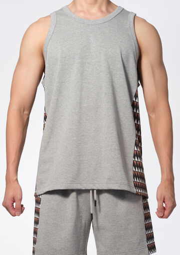 Tribal△ Tank Top,グレー, small image number 1