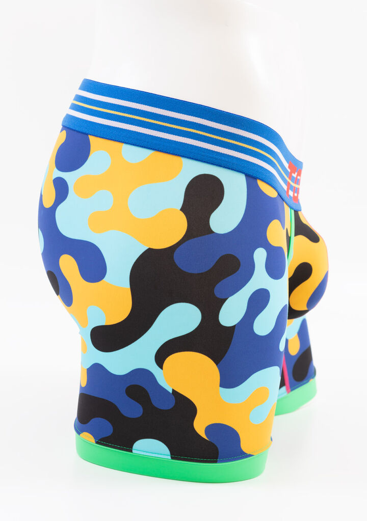 Vivid Camo Long Boxer,blue, medium image number 8