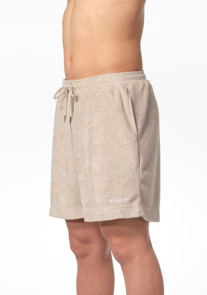 Relaxing Pile Shorts,beige, medium image number 3