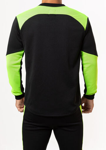 Layered Mesh Pullover,black, small image number 3
