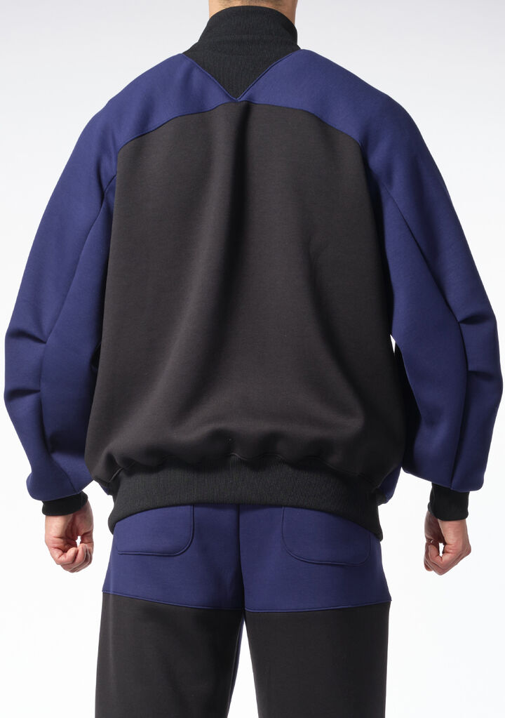 Two-tone Track Jacket,navy, medium image number 2