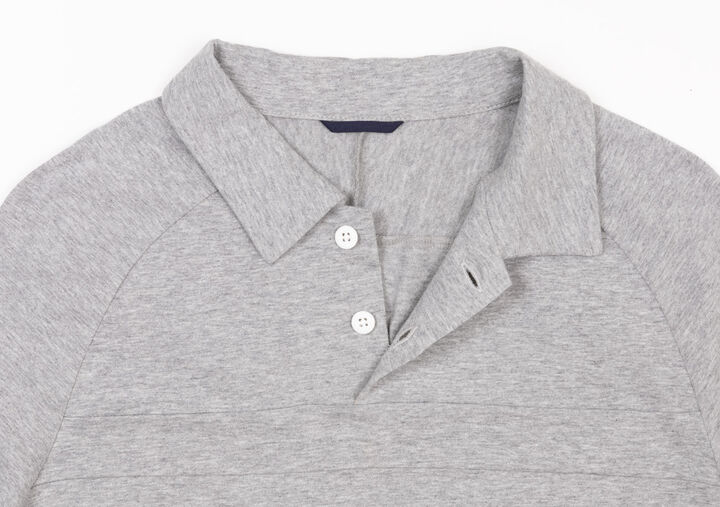 Chest Line Short-Sleeve Shirt,gray, medium image number 6