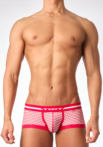 Gingham Check Boxer II,red, small image number 1