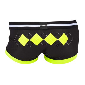 Neon Argyle Mesh Boxer,, small image number 1