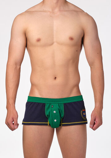 Patched Pique Fit Trunks image number 1