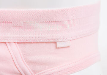 Piece-Dyed Cotton Brief,pink, small image number 5