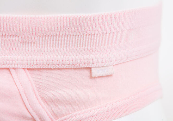 Piece-Dyed Cotton Brief,pink, medium image number 5