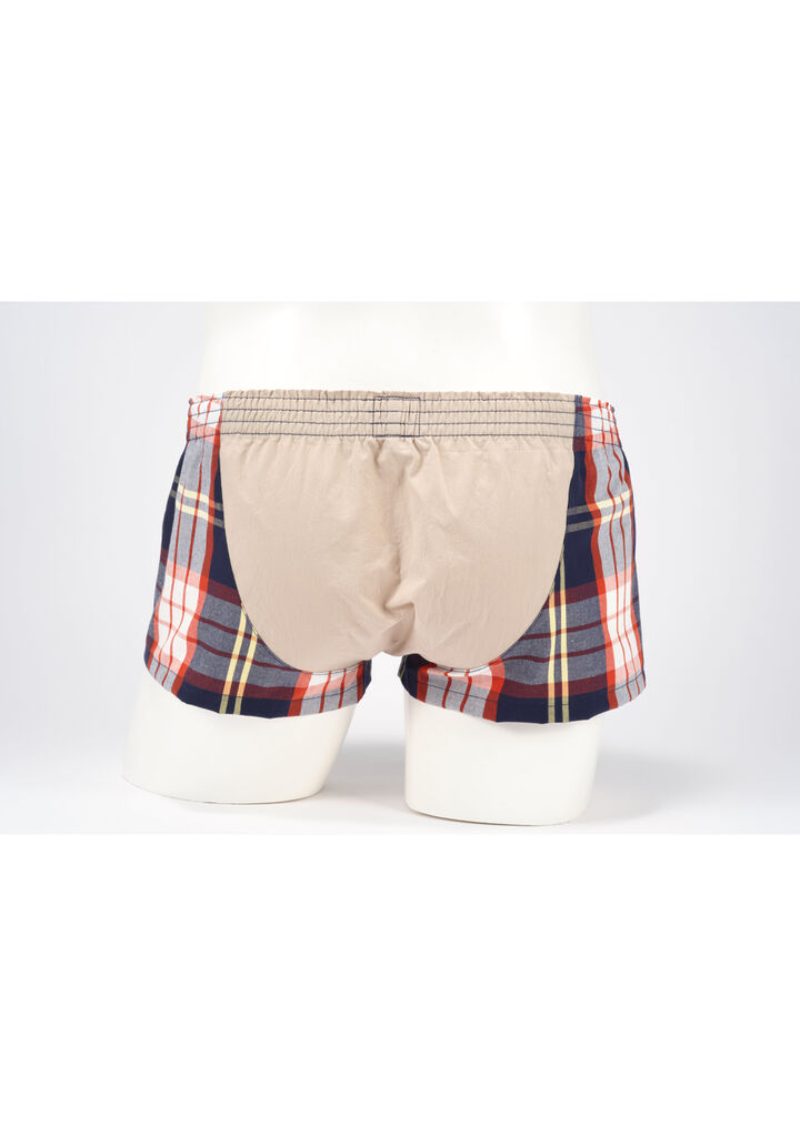 Hybrid Tartan Check Trunks,navy, medium image number 4