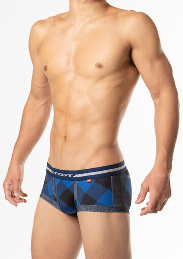 Buffalo Check Boxer,blue, small image number 2