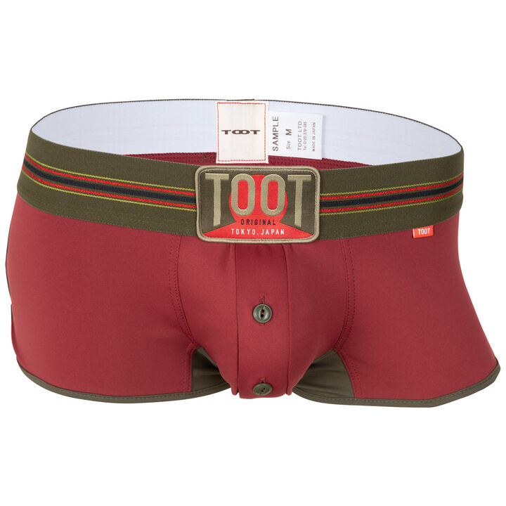 Smooth Fit Trunks,darkred, medium image number 0