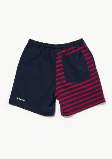 Marine Stripe Shorts,red, small image number 3