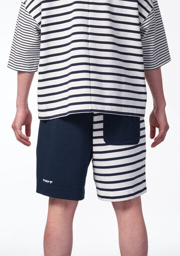 Marine Stripe Shorts,white, small image number 2