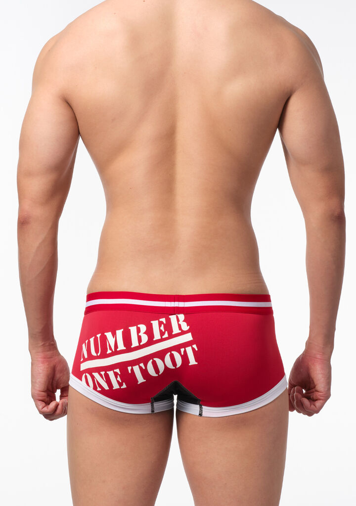 Number One TOOT Boxer,red, medium image number 3