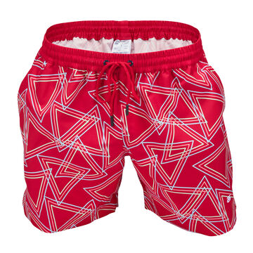 Triangle Line Surf Shorts,red, small image number 0