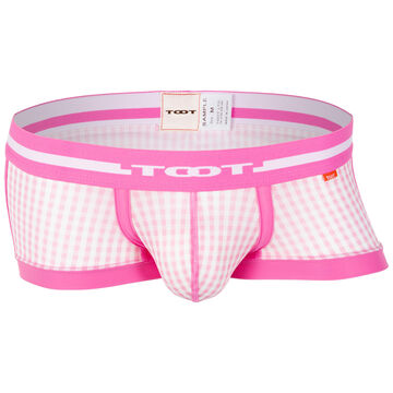Gingham Check Boxer,pink, small image number 0