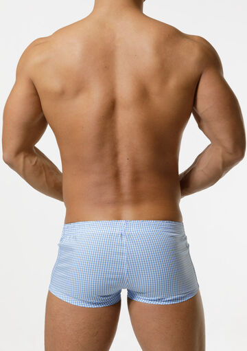 Gingham Check Fit Trunks - the Revival Version,, small image number 3