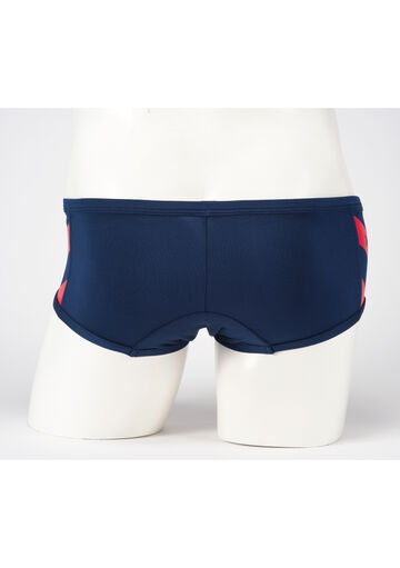 Diagonal Line & Logo Swim Boxer,navy, small image number 3