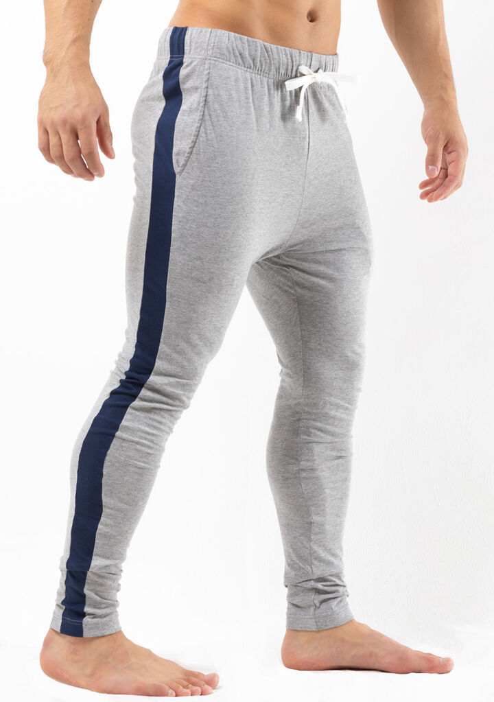 Cotton Jersey Long Pants,gray, medium image number 4
